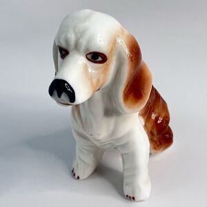 VINTAGE SPANIEL DOG FIGURINE MADE IN JAPAN